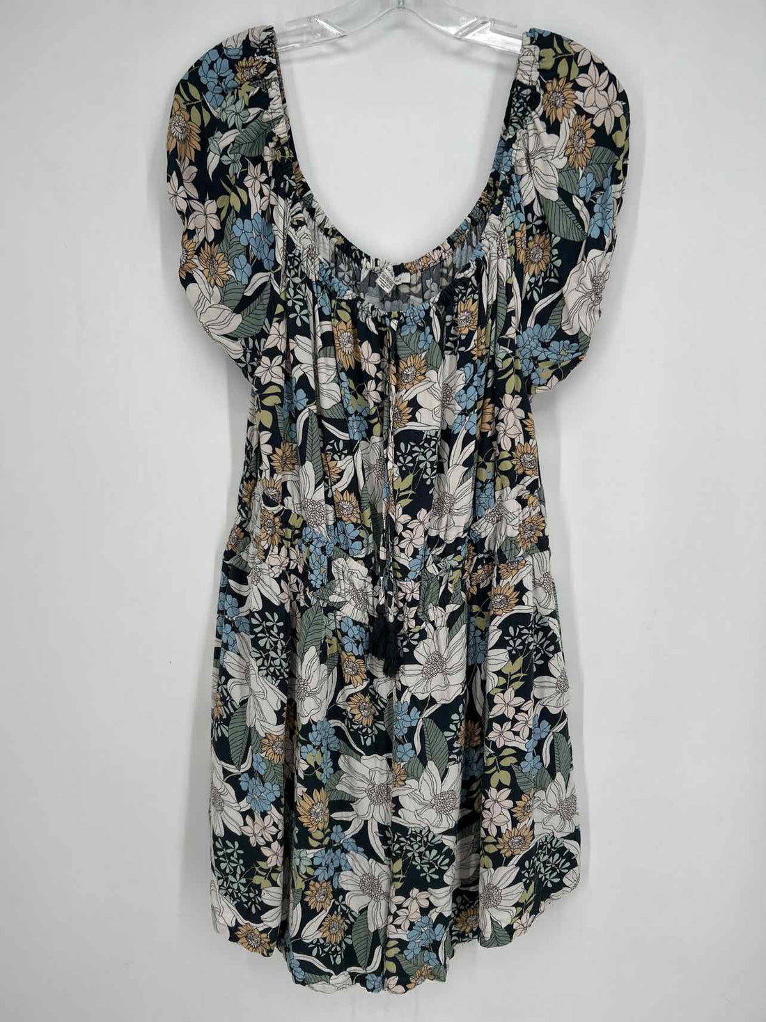 American Eagle Size XXL Navy Floral Romper