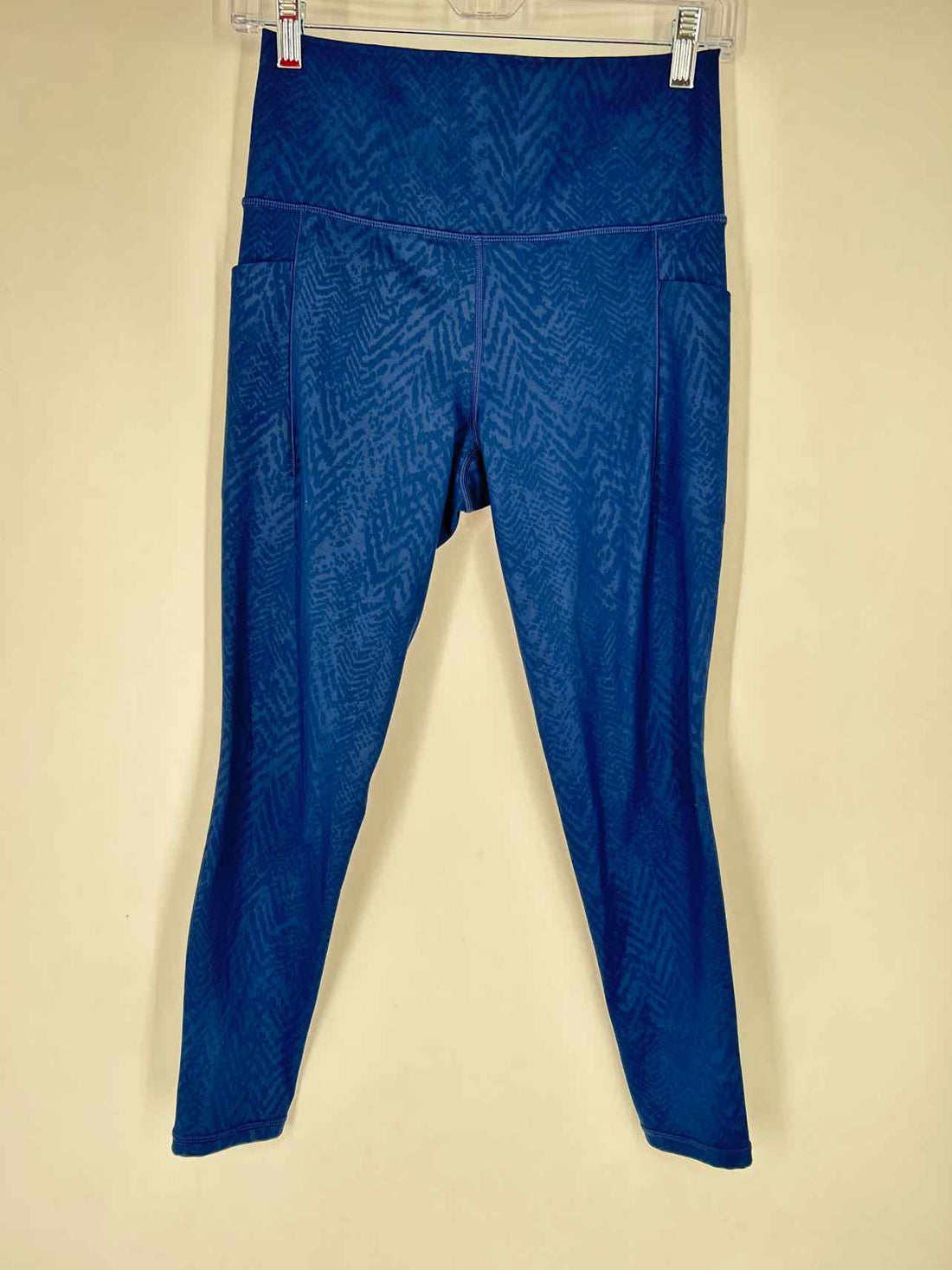 Athleta Size M Navy Print Active Leggings