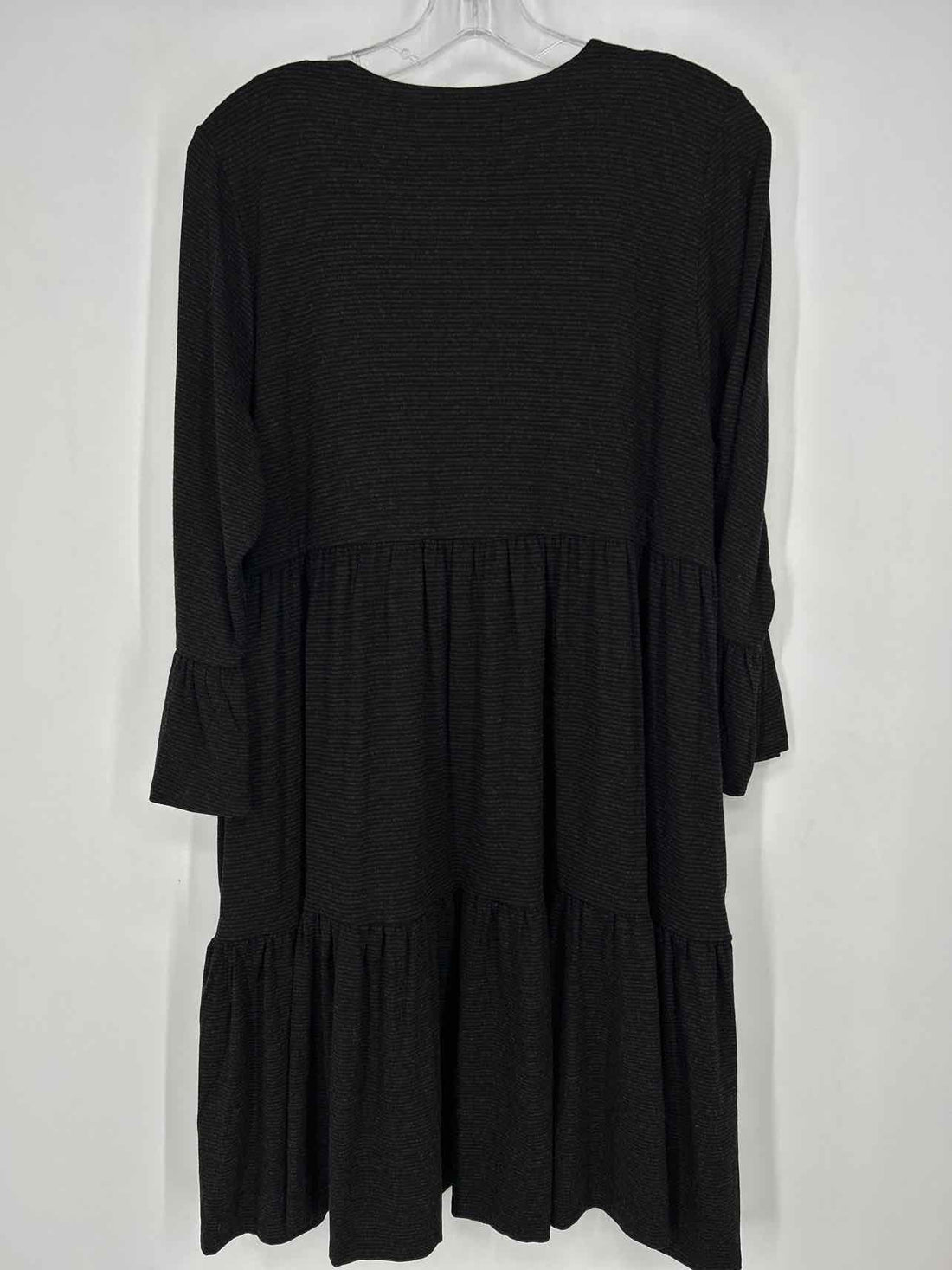 Shannon Passero Size S Black Stripe Long Sleeve Dress
