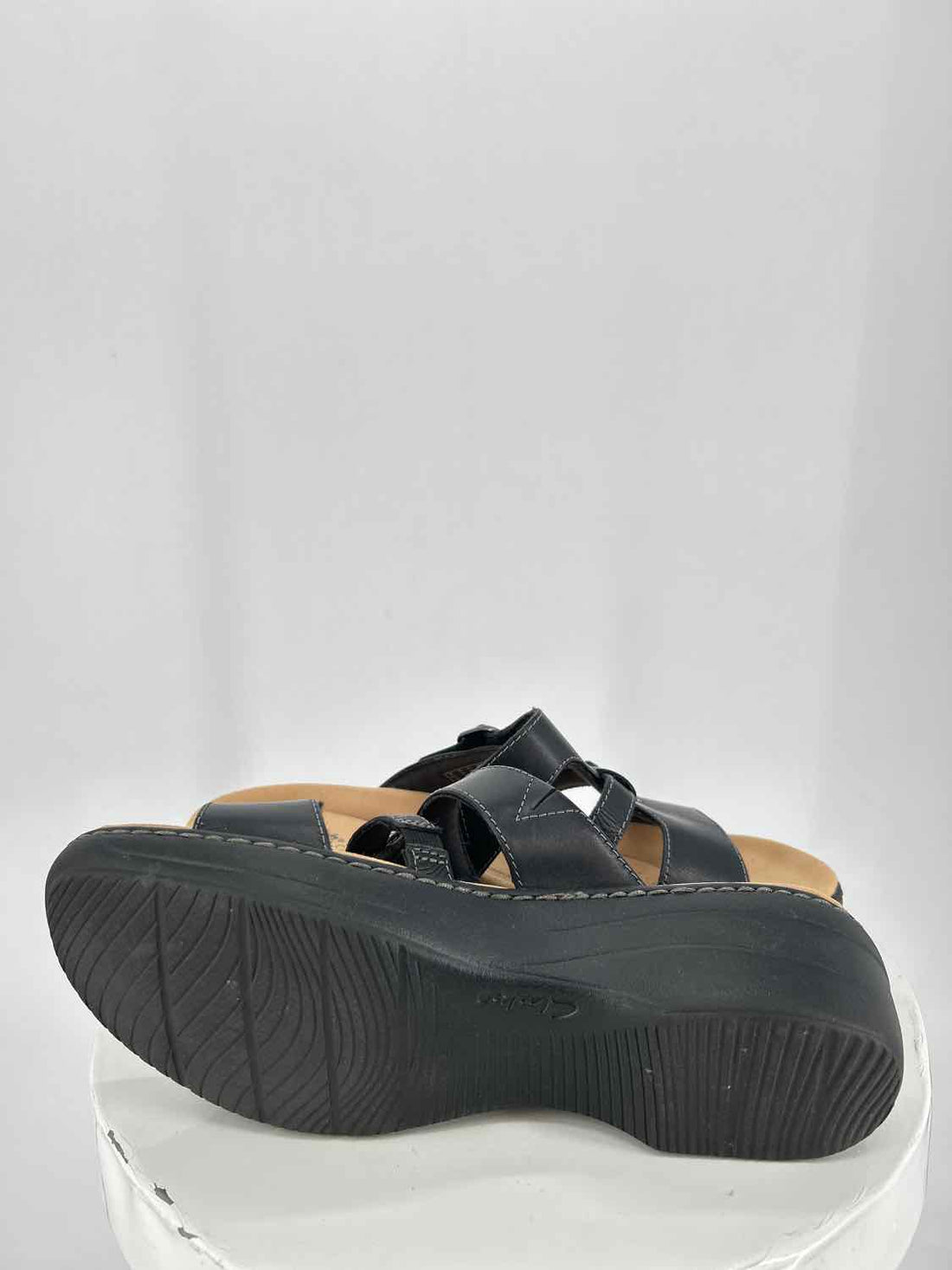 Clarks Women Size 8 Black Sandals