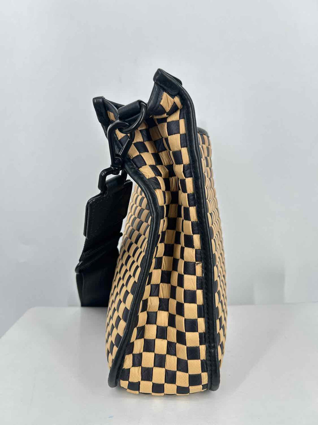MZ Wallace Black & camel Nylon Crossbody