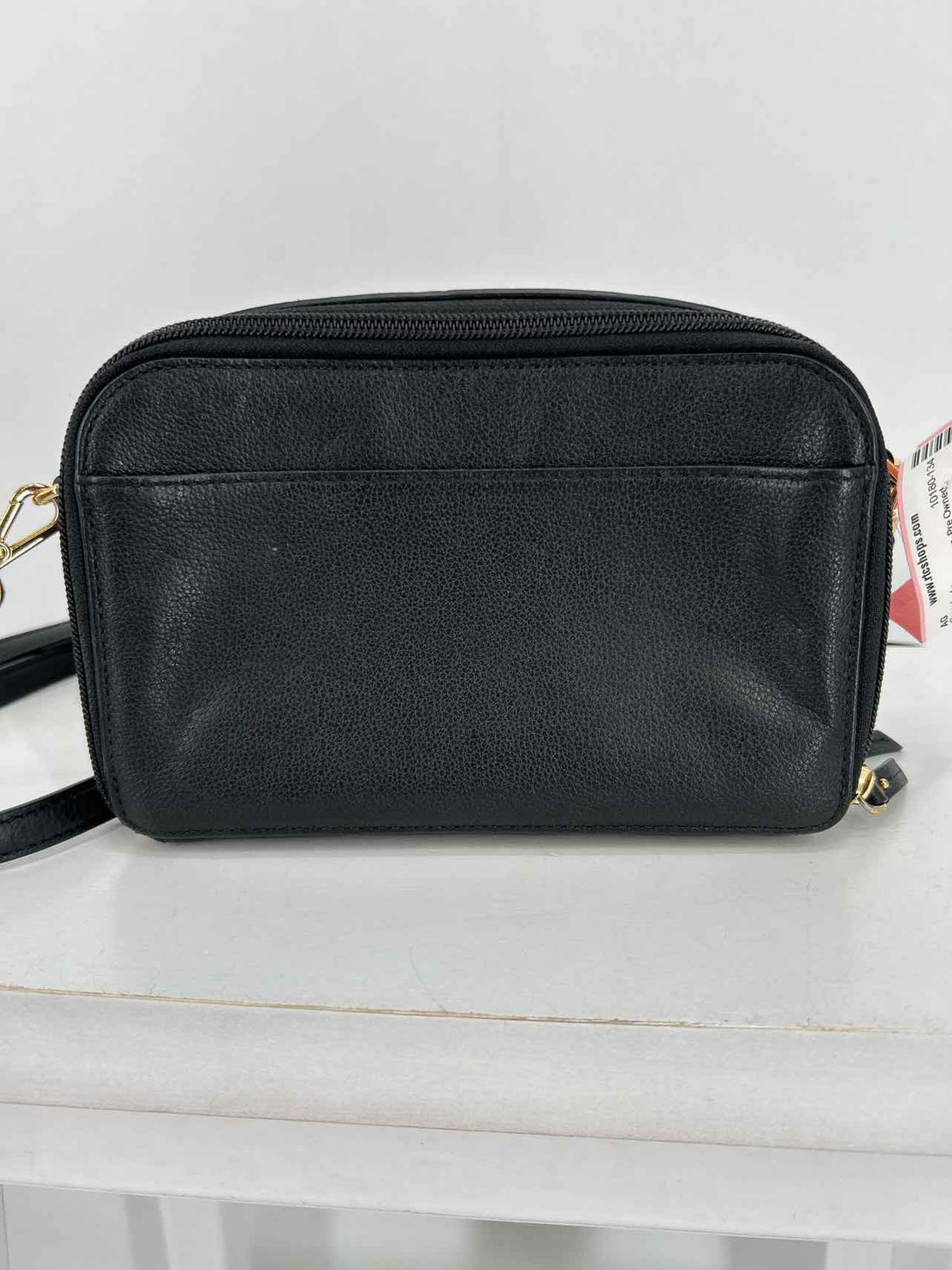 Tumi Black Leather Pre Owned Crossbody