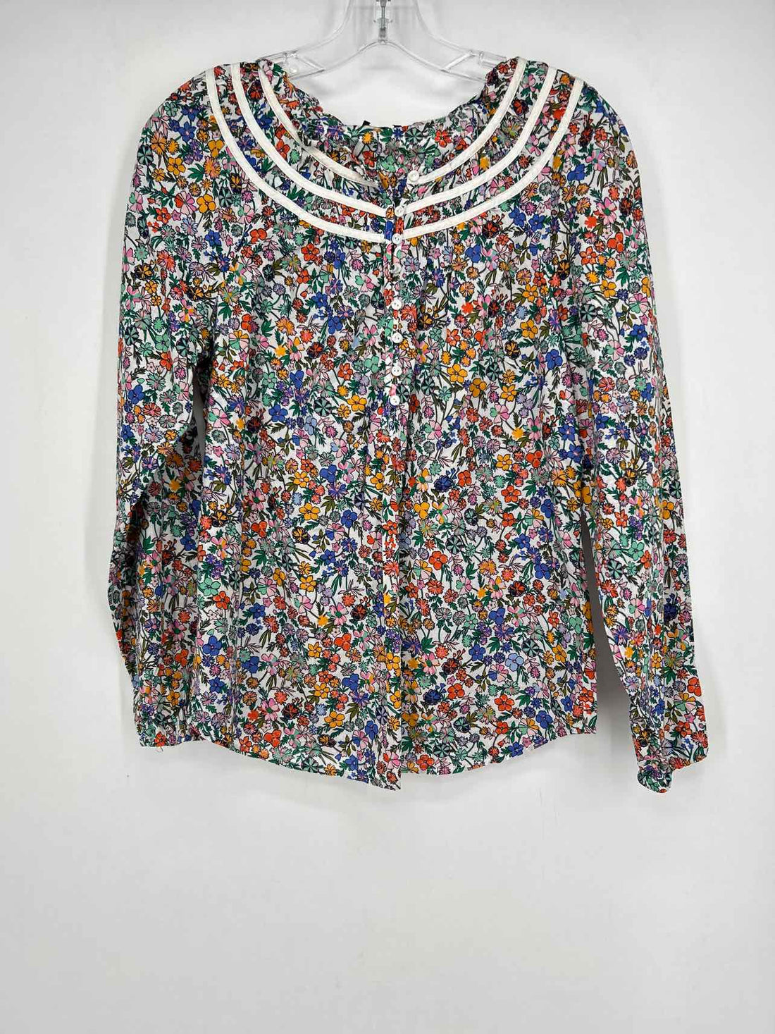 Talbots Size S Floral Long Sleeve