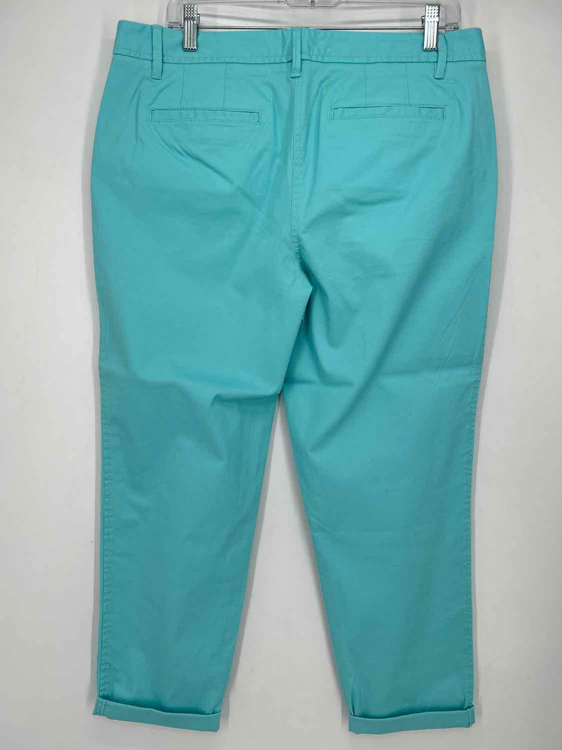 Talbots Relaxed Chino Size 10 Aqua Pants