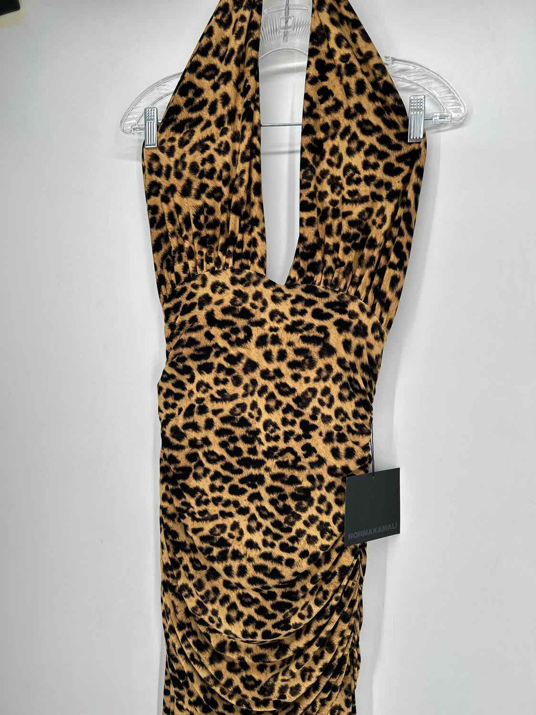 Norma Kamali Size L Leopard NWT Jumpsuit