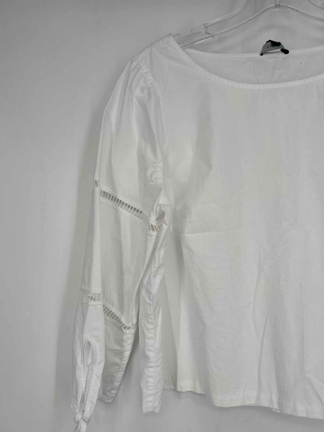 Talbots Size L White Long Sleeve