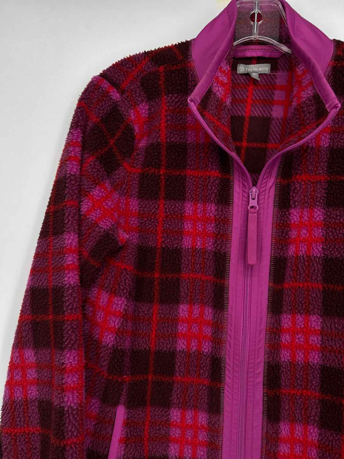 T By Talbots Size S purple red & burgundy Jacket