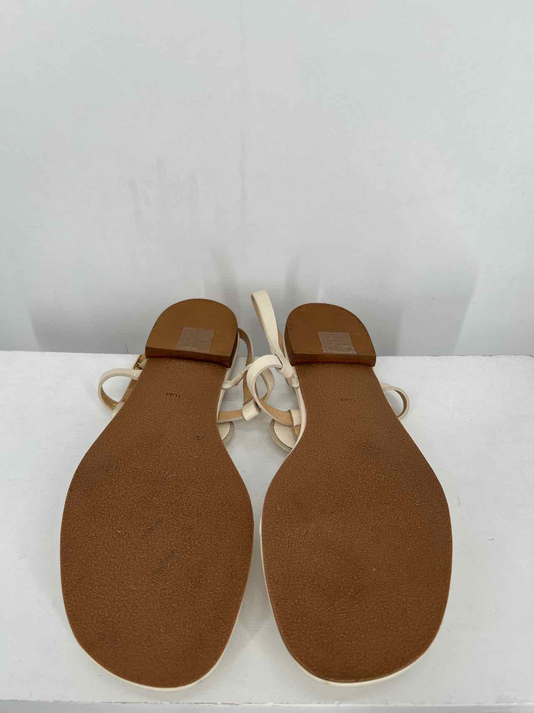 Jack Rogers Women Size 10 Cream Sandals