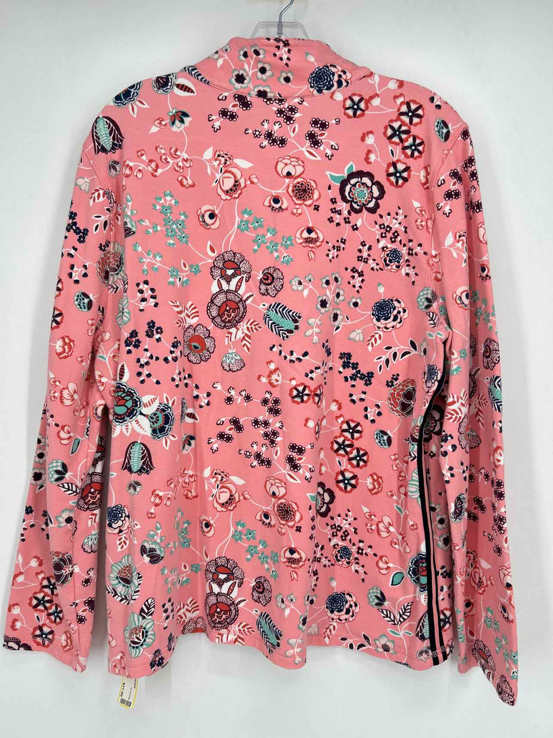 Talbots Size XL Pink Floral Sweatshirt
