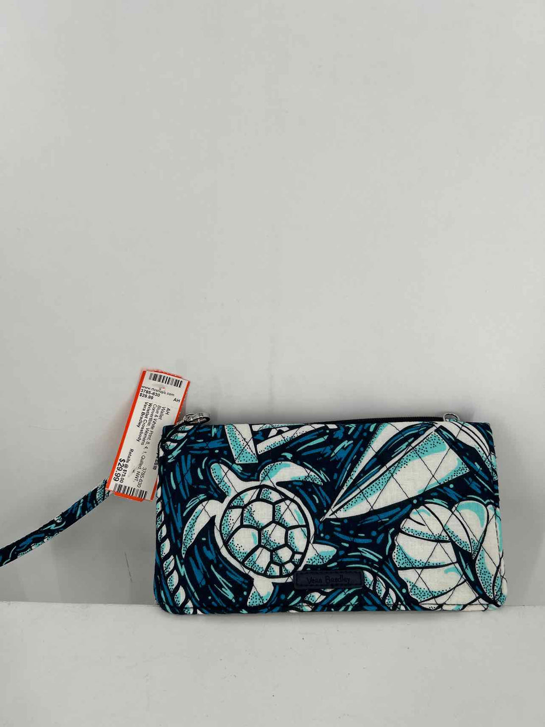 Vera Bradley Blue & White Print Quilted NWT Wallet