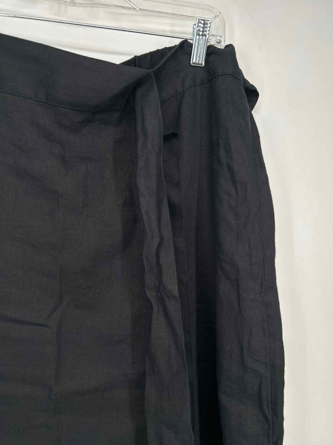 J Jill Size XL Black Linen Blend Pants