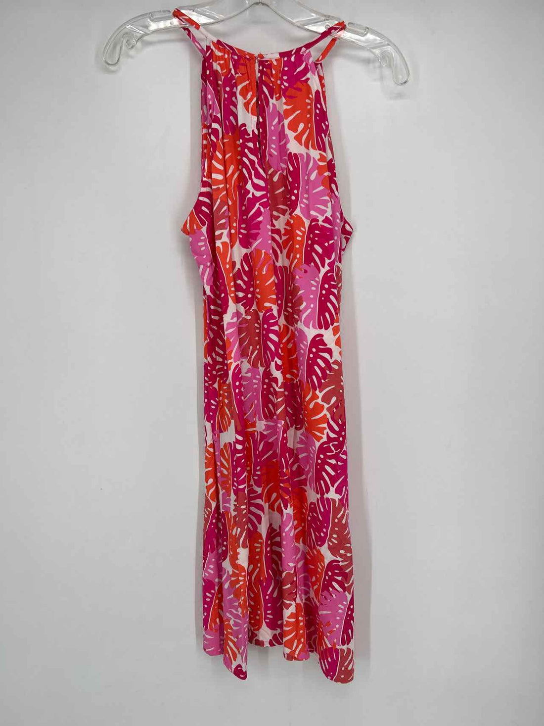 Escapada Living Size L Pink & Orange Print Dress