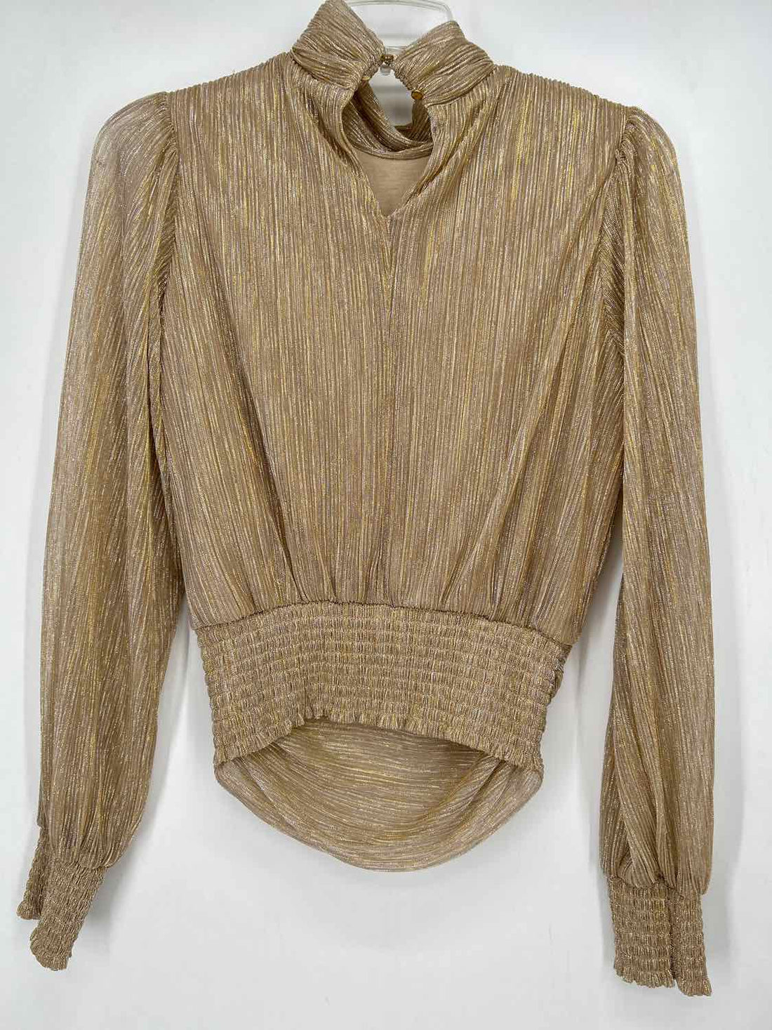 Bailey 44 S Gold shimmer Long Sleeve Holiday