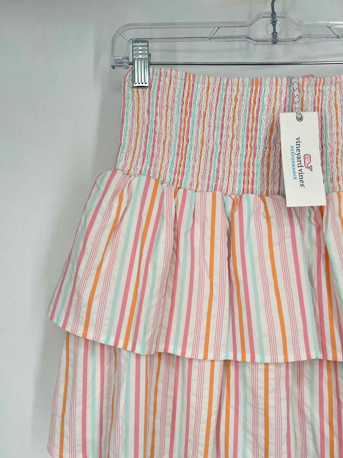 Vineyard Vines Performance Size XS White Striped NWT Skirts