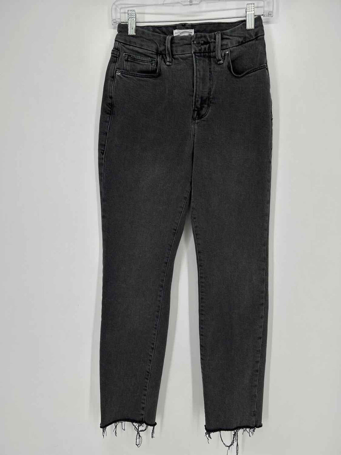 Good American Size 2 Charcoal Jeans