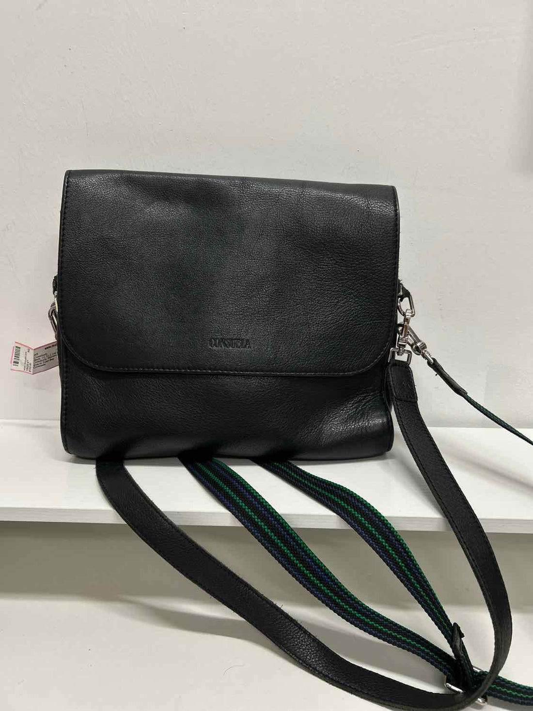 Consuela Black Leather Pre Owned Crossbody