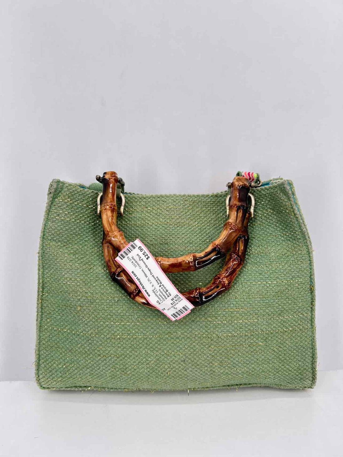 No Brand Name Green Woven Crossbody