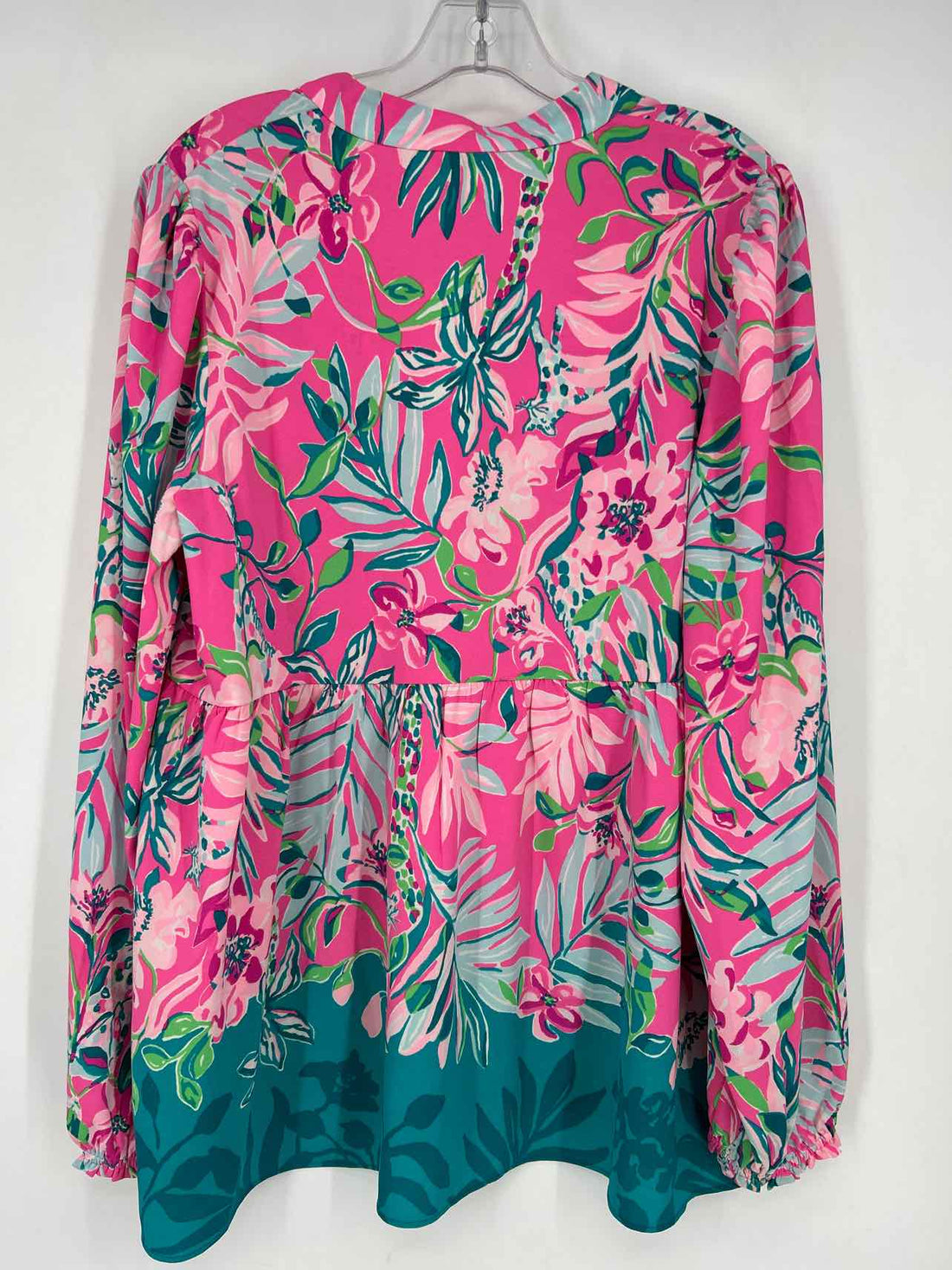 Lilly Pulitzer L Pink Print Long Sleeve Lilly Pulitzer Top