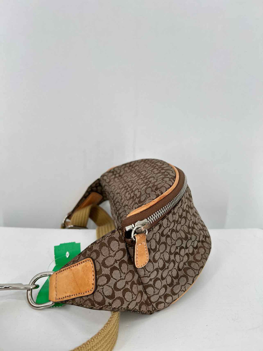 Coach Brown Signature Canvas/Leather Pre Owned Belt Bag