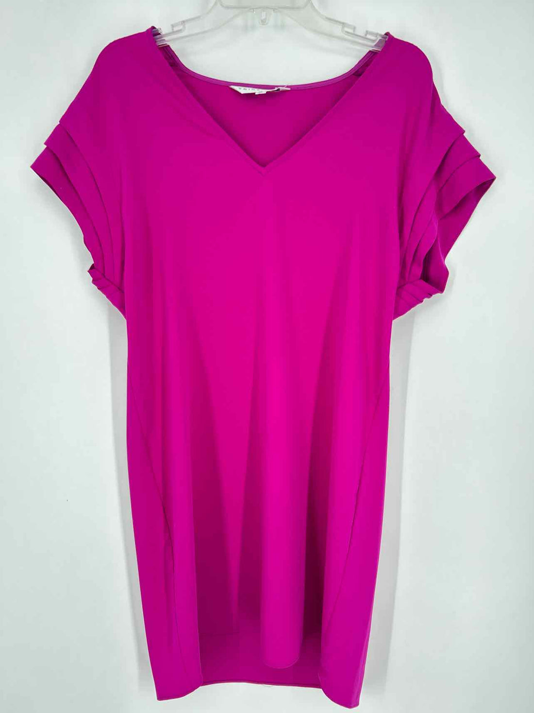 Trina Turk Size S Magenta Short Sleeve Dress