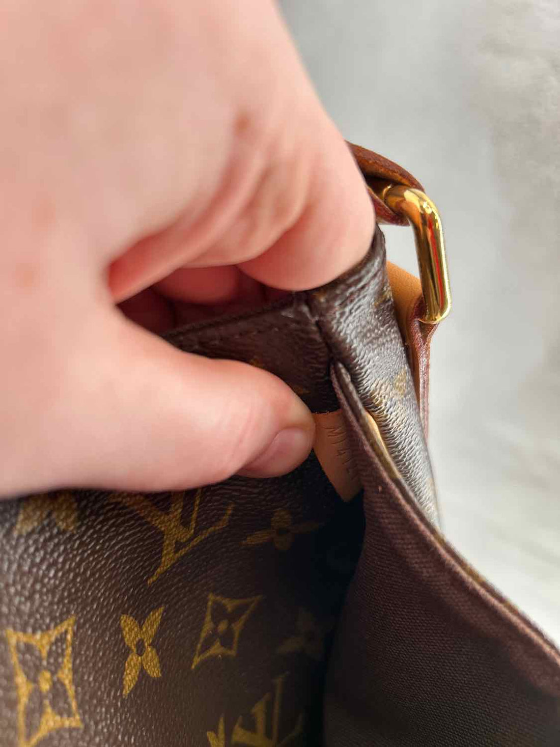 Louis Vuitton Menilmontant MM Brown Monogram Crossbody