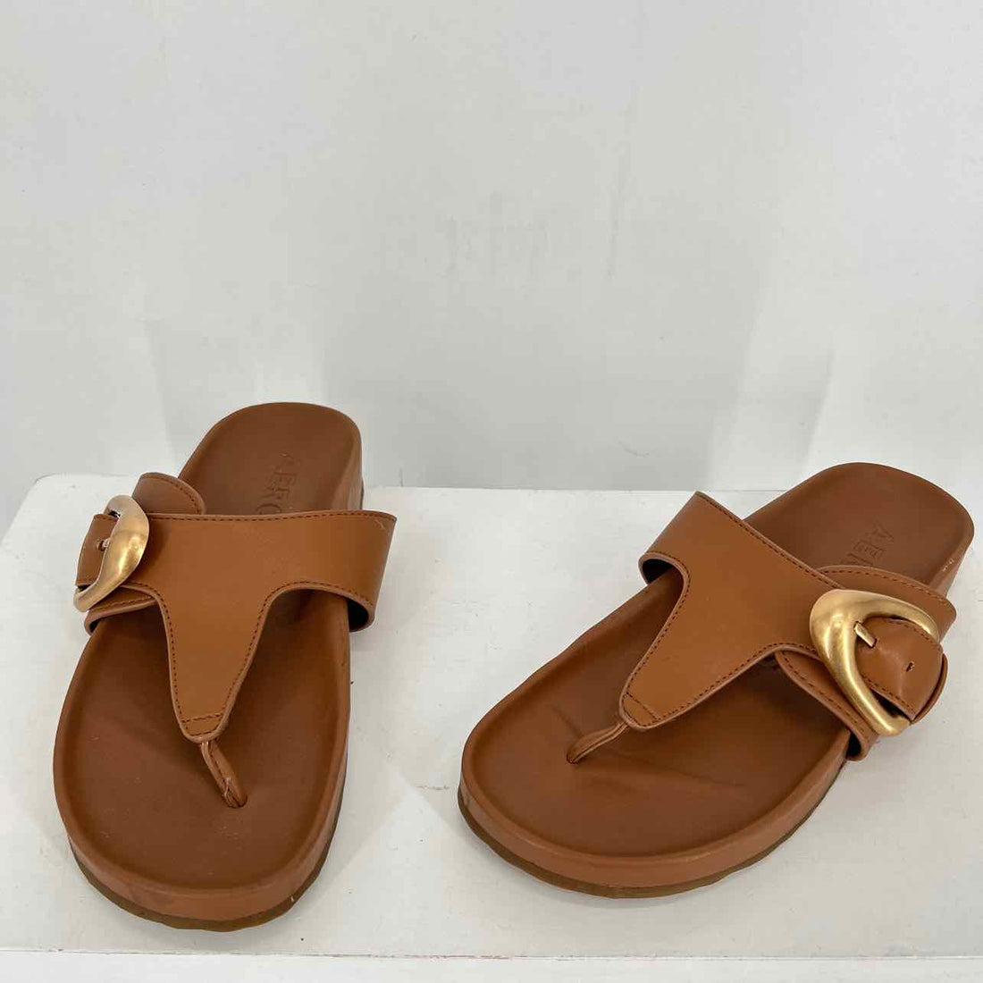 Aerosoles Women Size 7.5 Brown Sandals