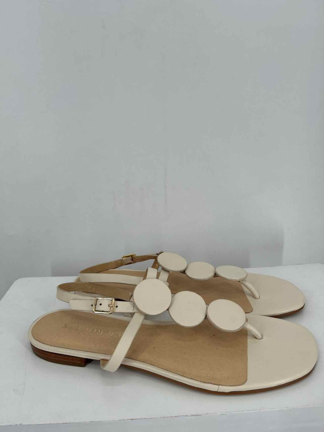 Jack Rogers Women Size 10 Cream Sandals
