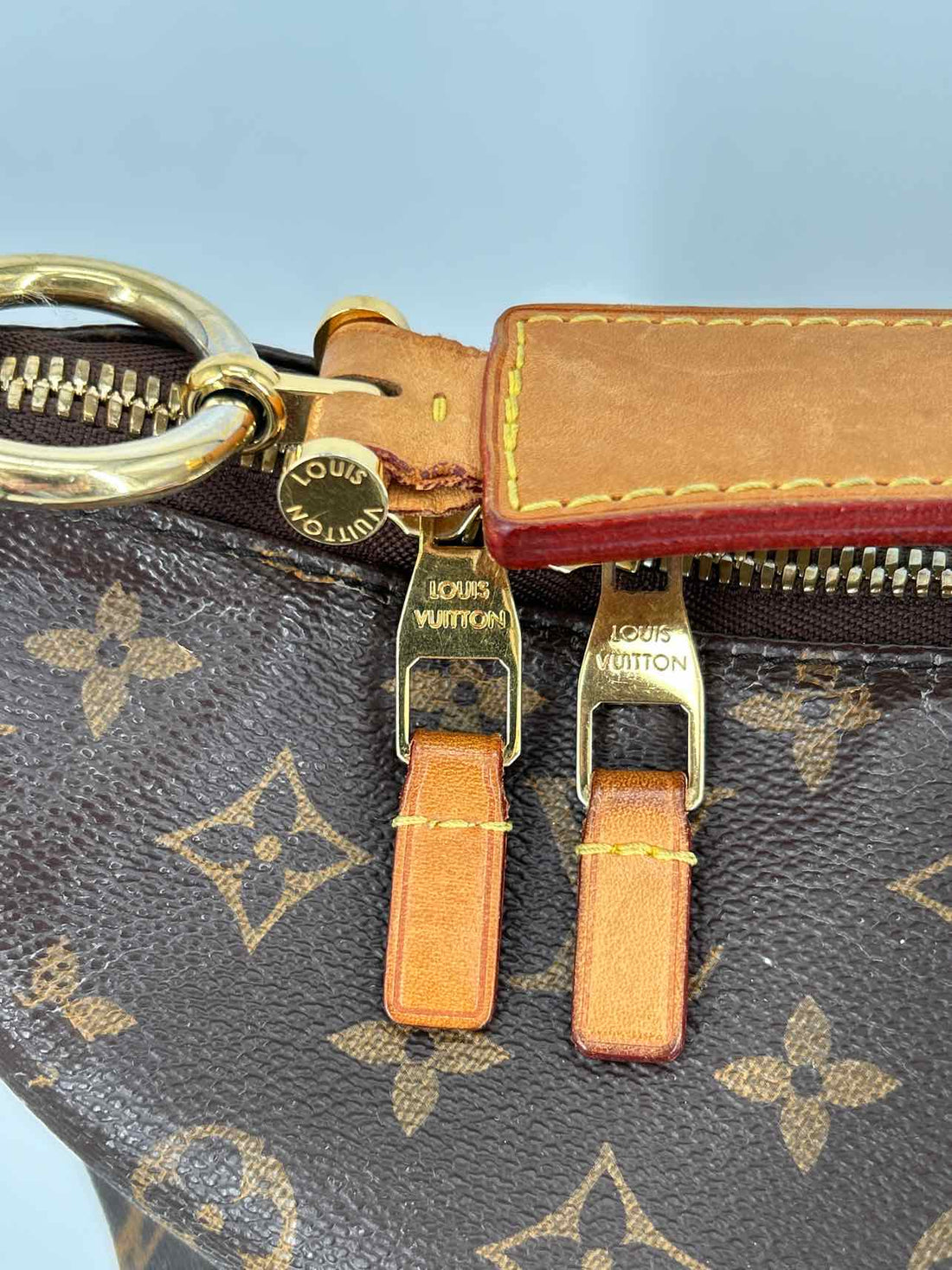 Louis Vuitton Sully MM Monogram Coated Canvas Pre Owned LUXURY