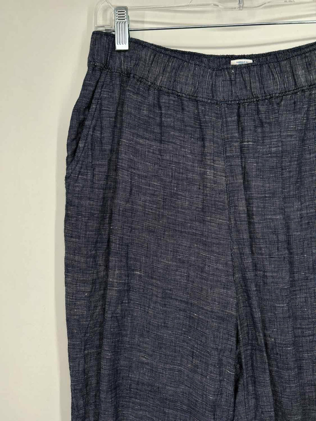 Sigrid Olsen Size M Navy Linen 100% Pants