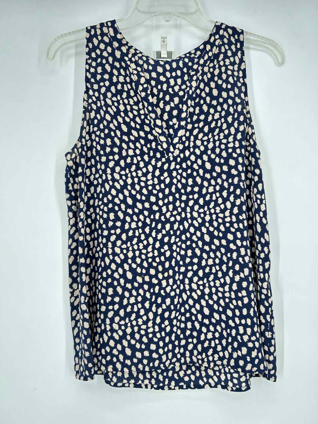 Joie Size S Navy & Cream Silk Tank Top