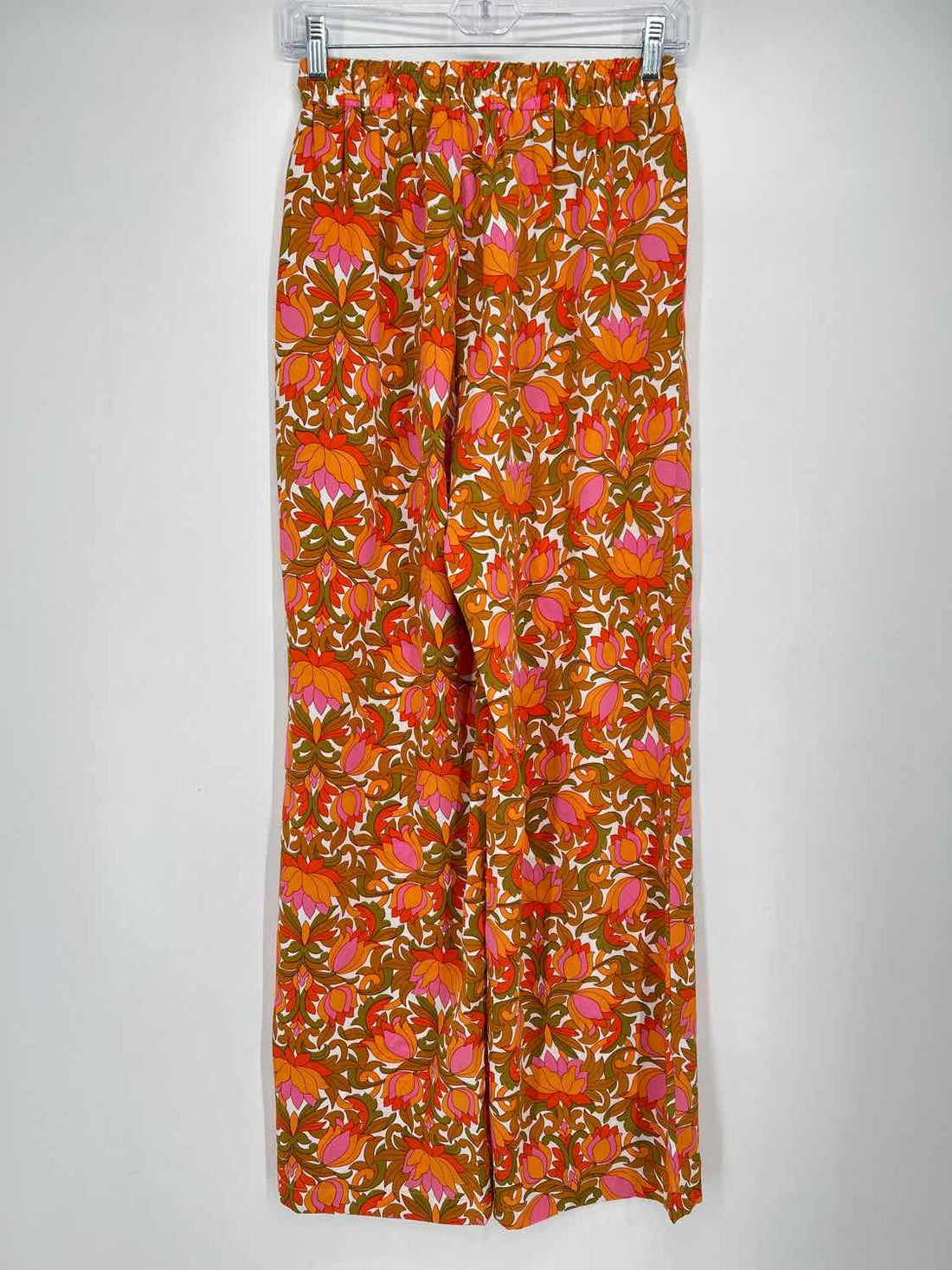 Pretty Garbage Size M Orange Print Pants