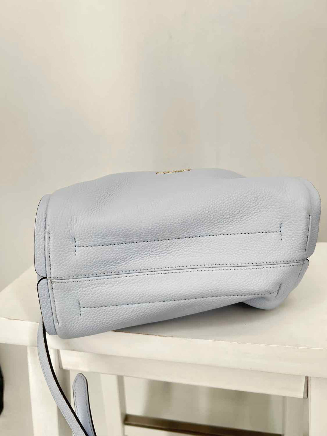 Kate Spade Light Blue Pebbled Leather Satchel