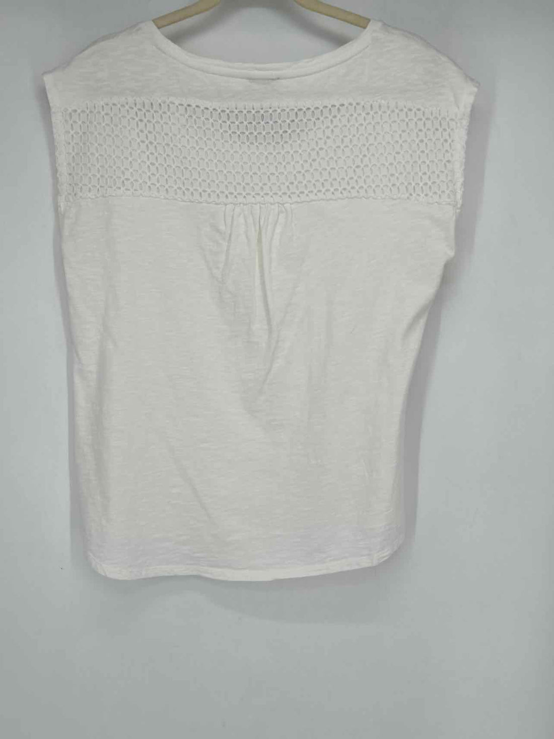 Talbots Size LP White Short Sleeve