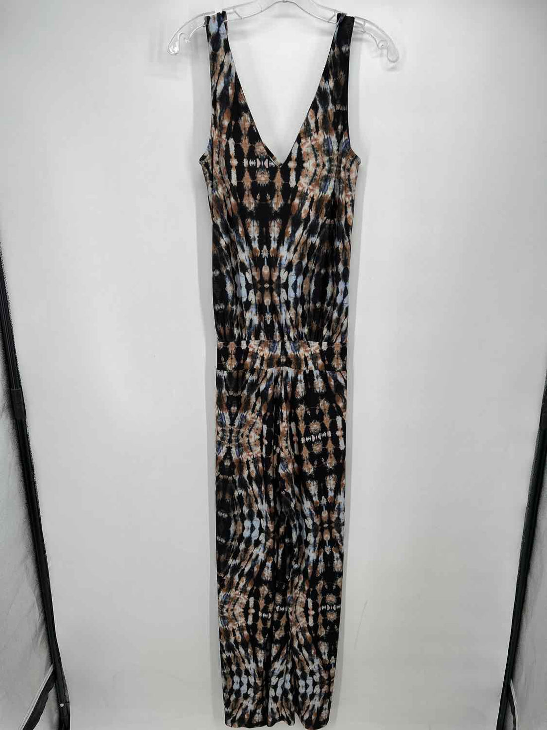 Viereck Size XS Black Tie Dye Sleeveless Jumpsuit