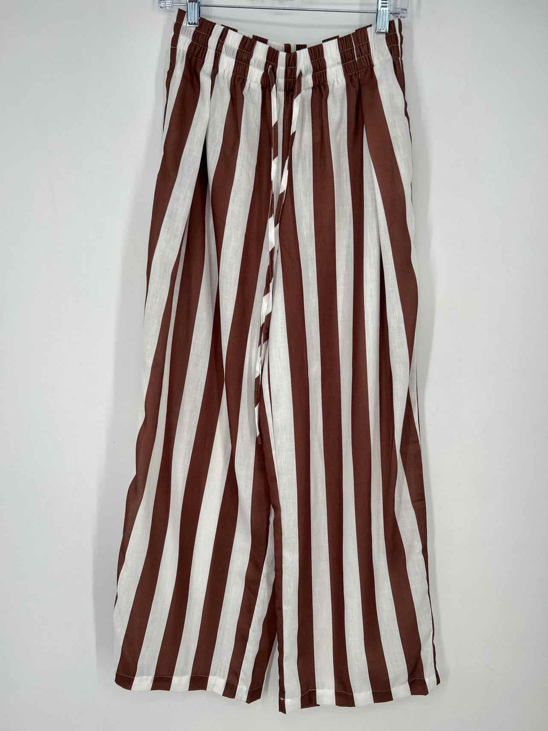 Urban Daizy M Brown & White Striped New Boutique Pants