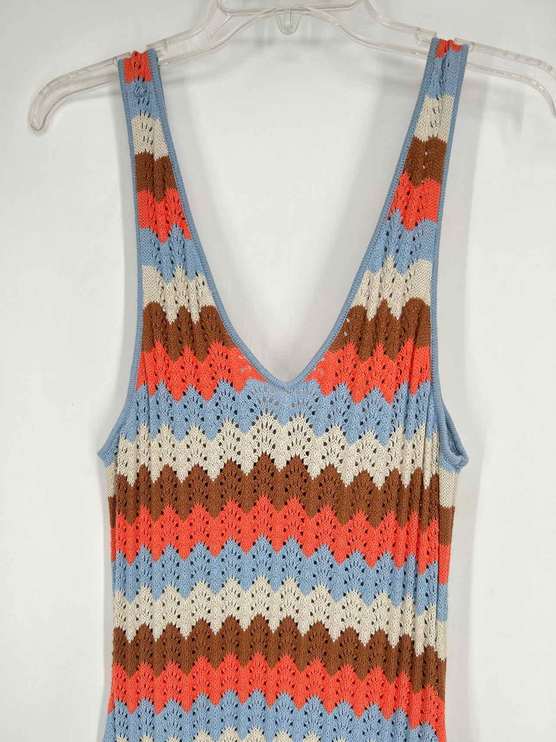 Rip Curl Size XL Multi Color Stripe Crochet NWT Maxi
