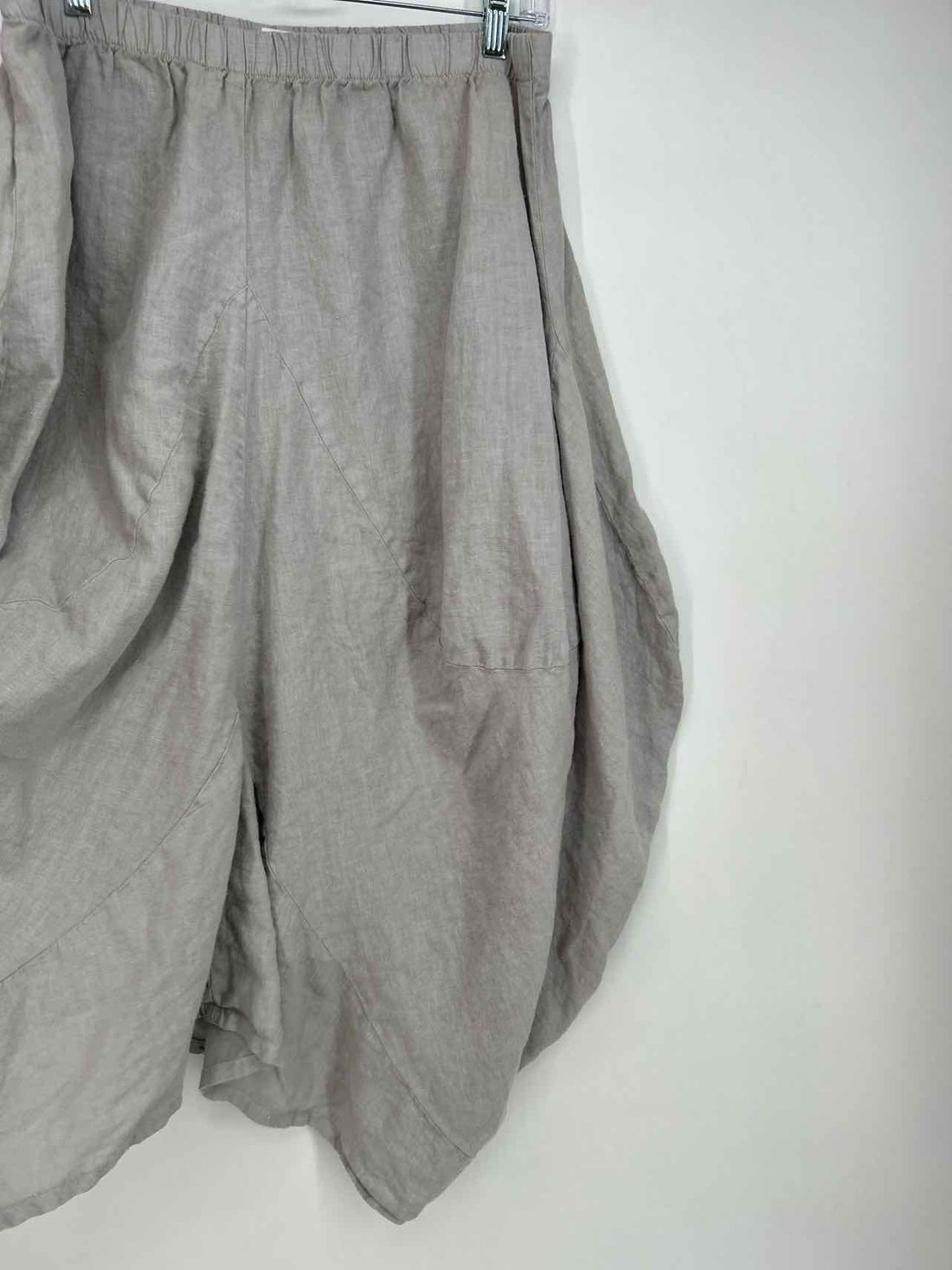 Match Point Size L Light Gray Linen Skirts