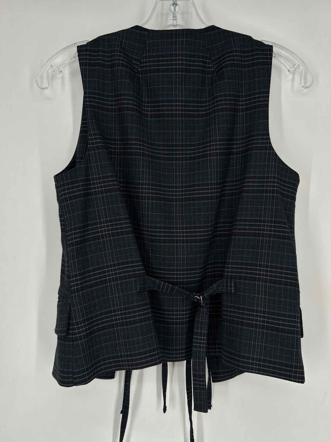 Gianni Bini Size 2 Black & Blue Plaid Multi-Piece Set