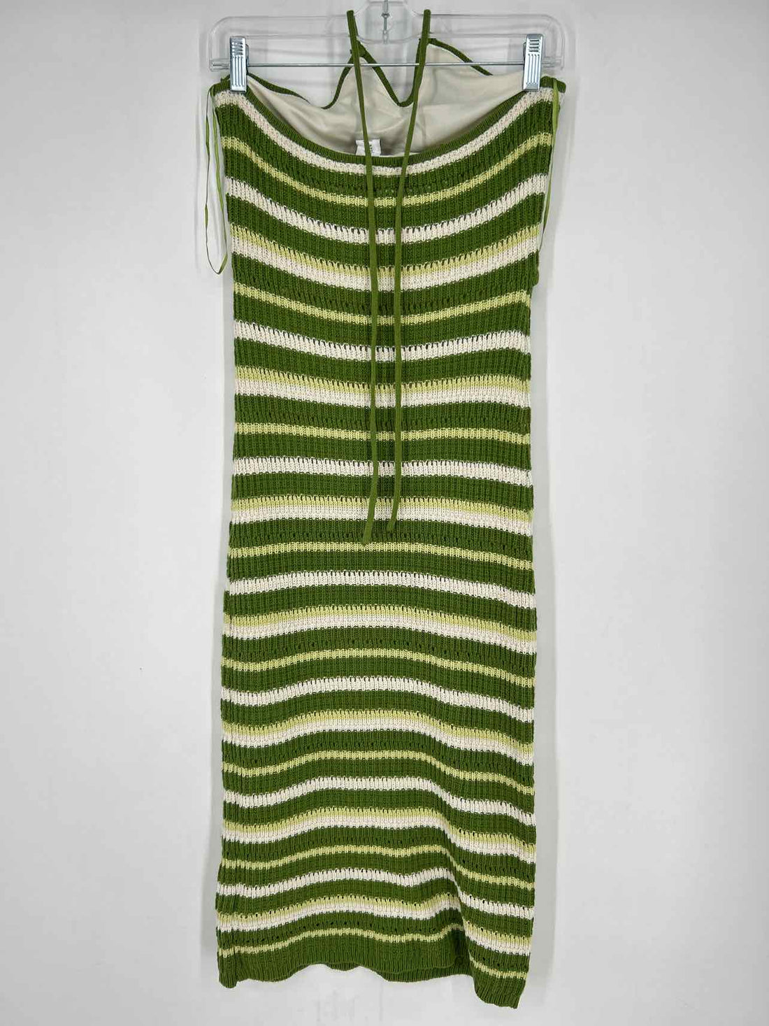 Sincerely Jules Size M Green Stripe Dress