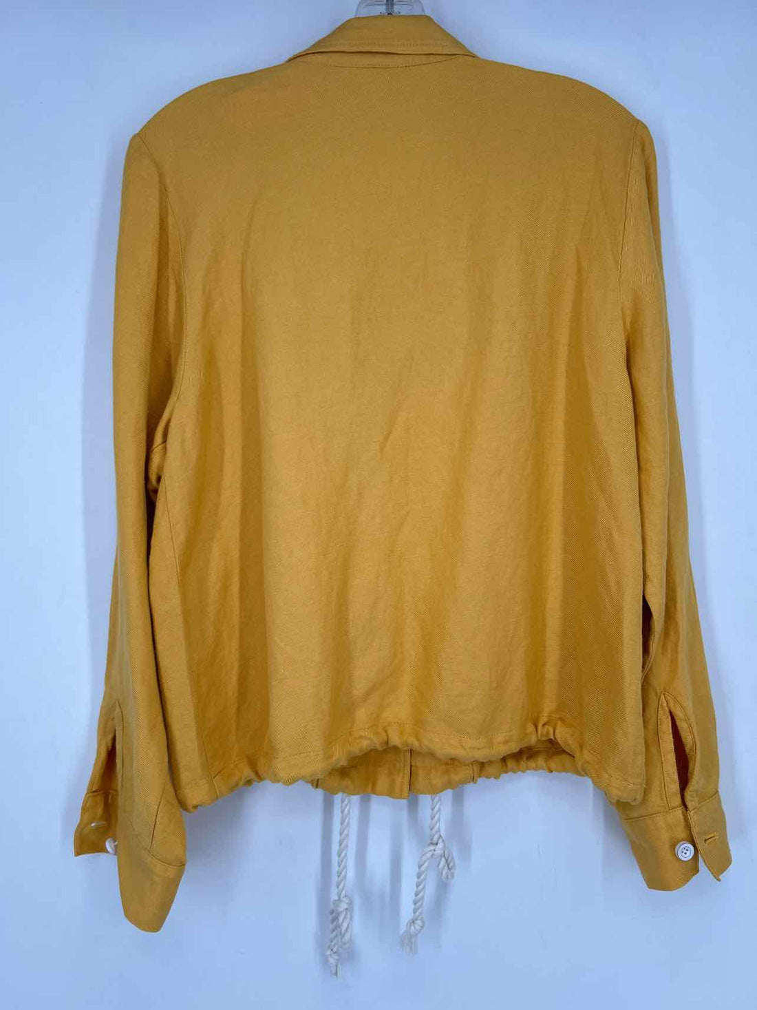 J Jill Size S Yellow Linen/Rayon Blazer