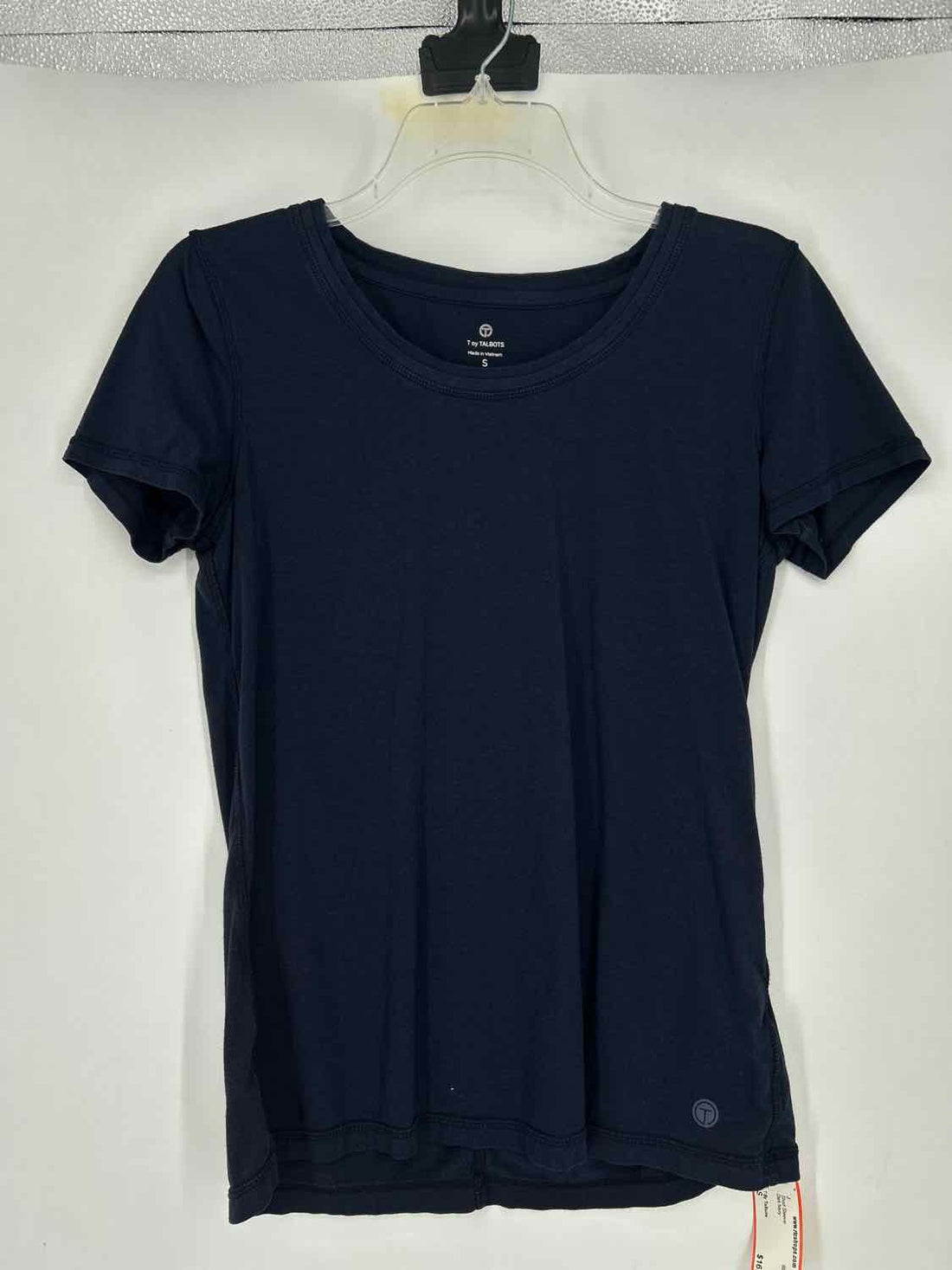 T By Talbots Size S Dark Navy Short Sleeve