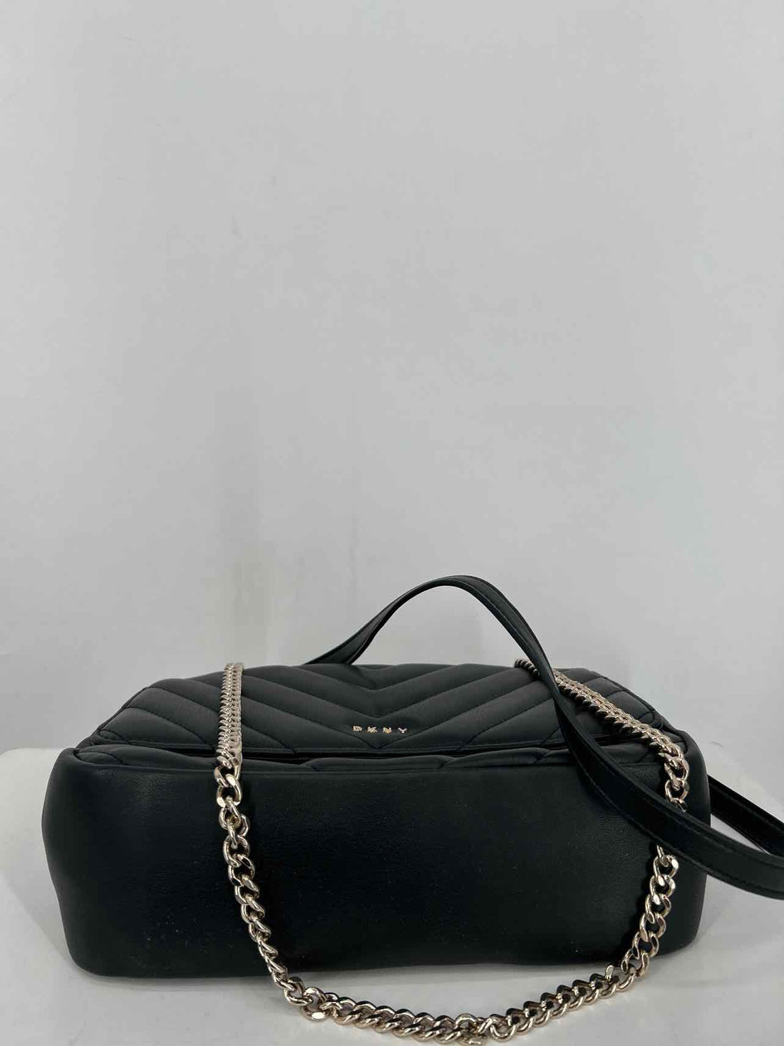 DKNY Black Faux Leather Crossbody