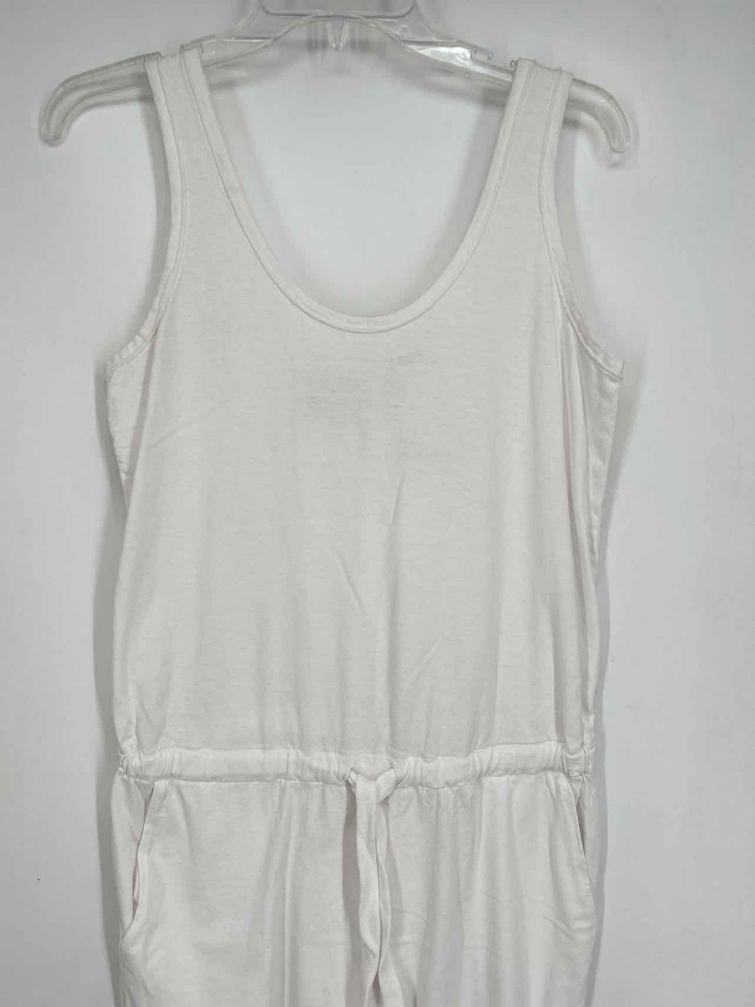 Frank & Eileen Size S White Sleeveless Jumpsuit