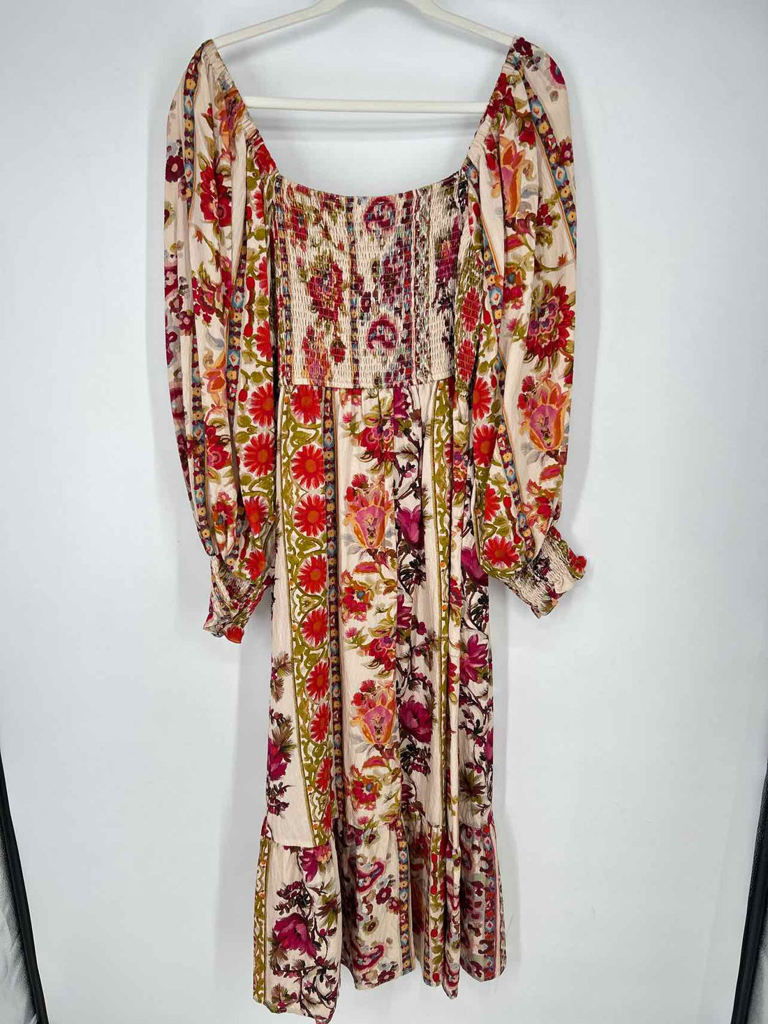 Oddi L Cream Floral New Boutique Dress