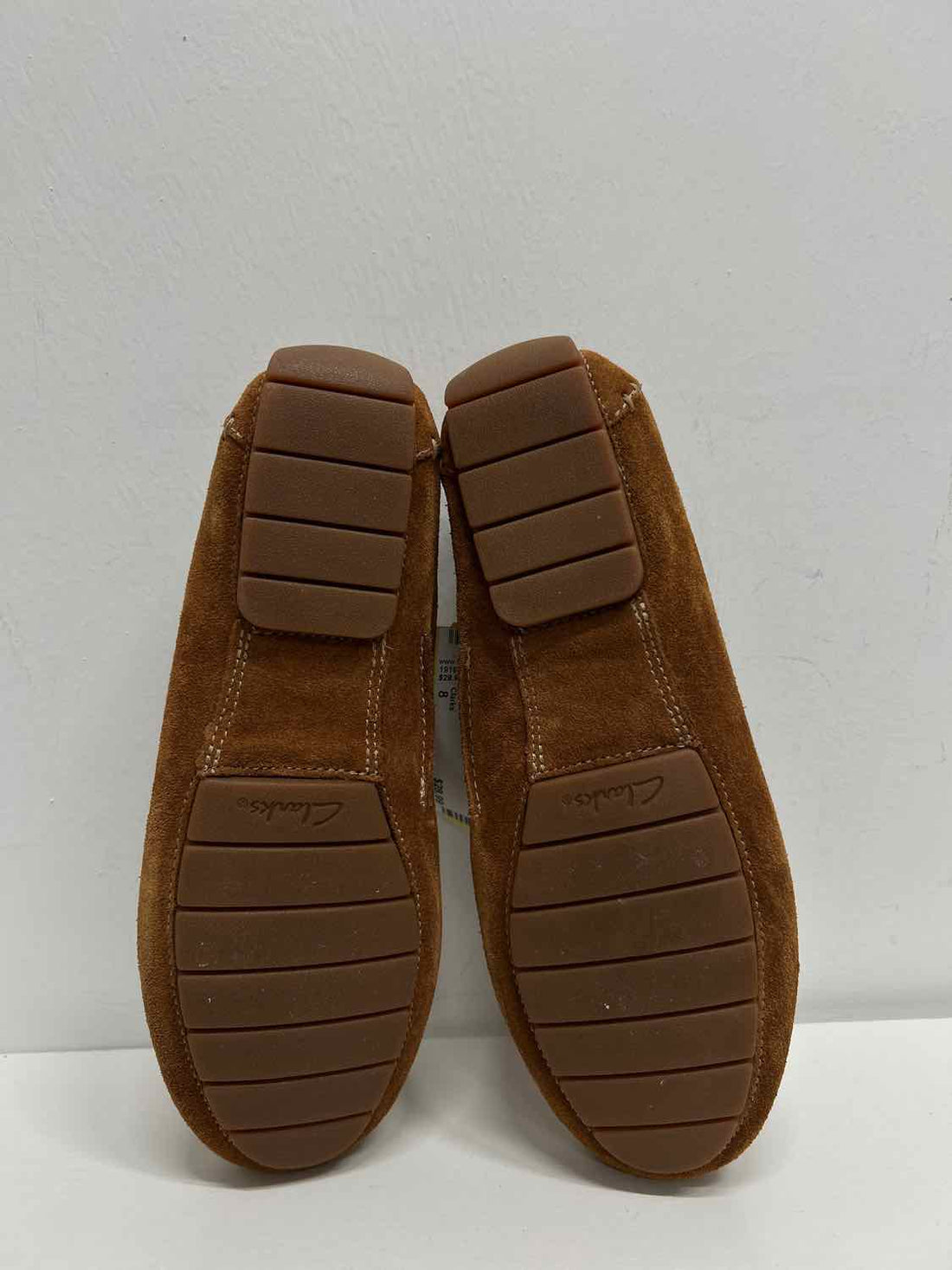 Clarks Women Size 8 Brown Suede Loafers