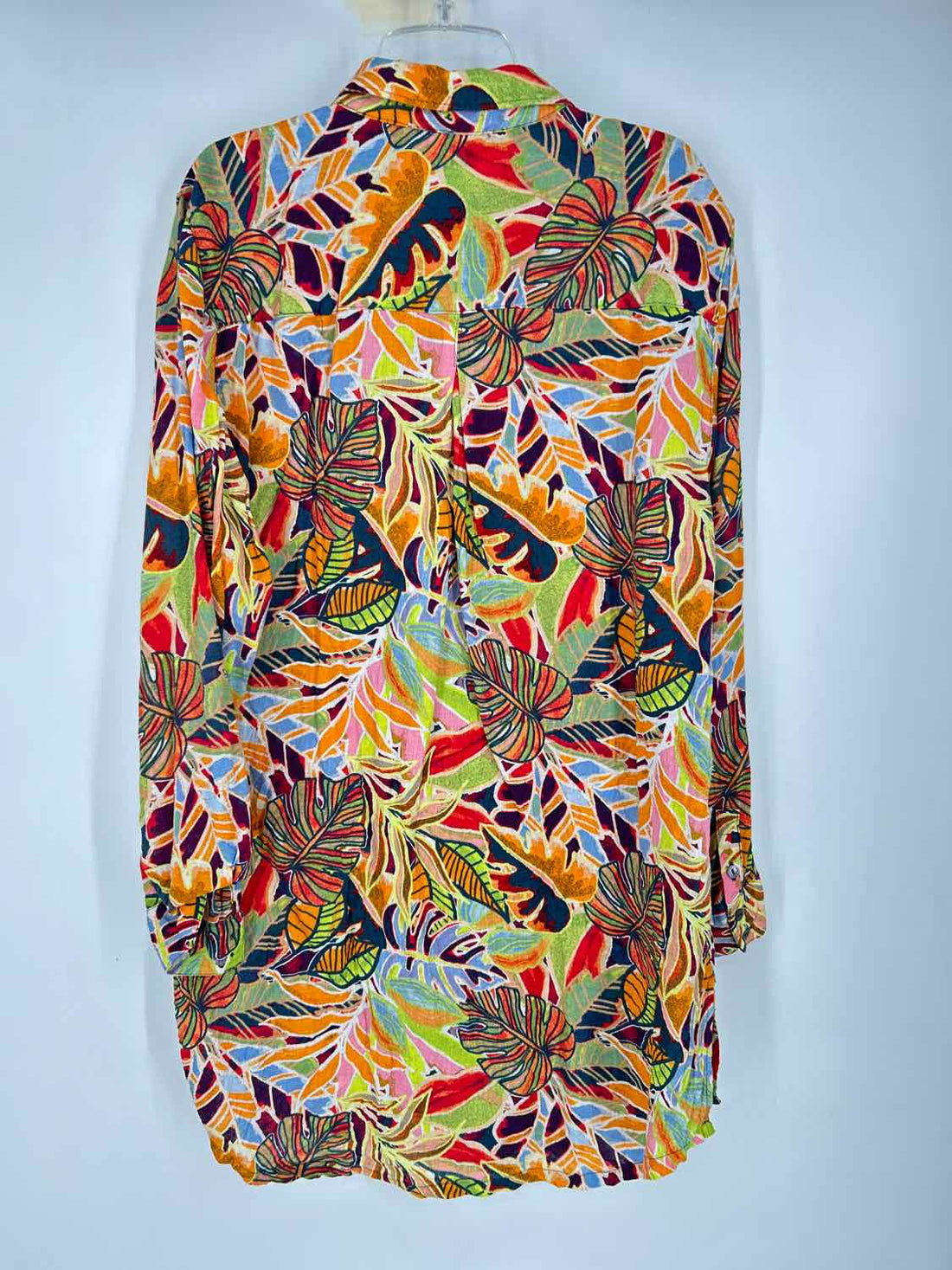 C&C California Size L Light Green Multi Color Linen/Rayon Multi-Piece Set