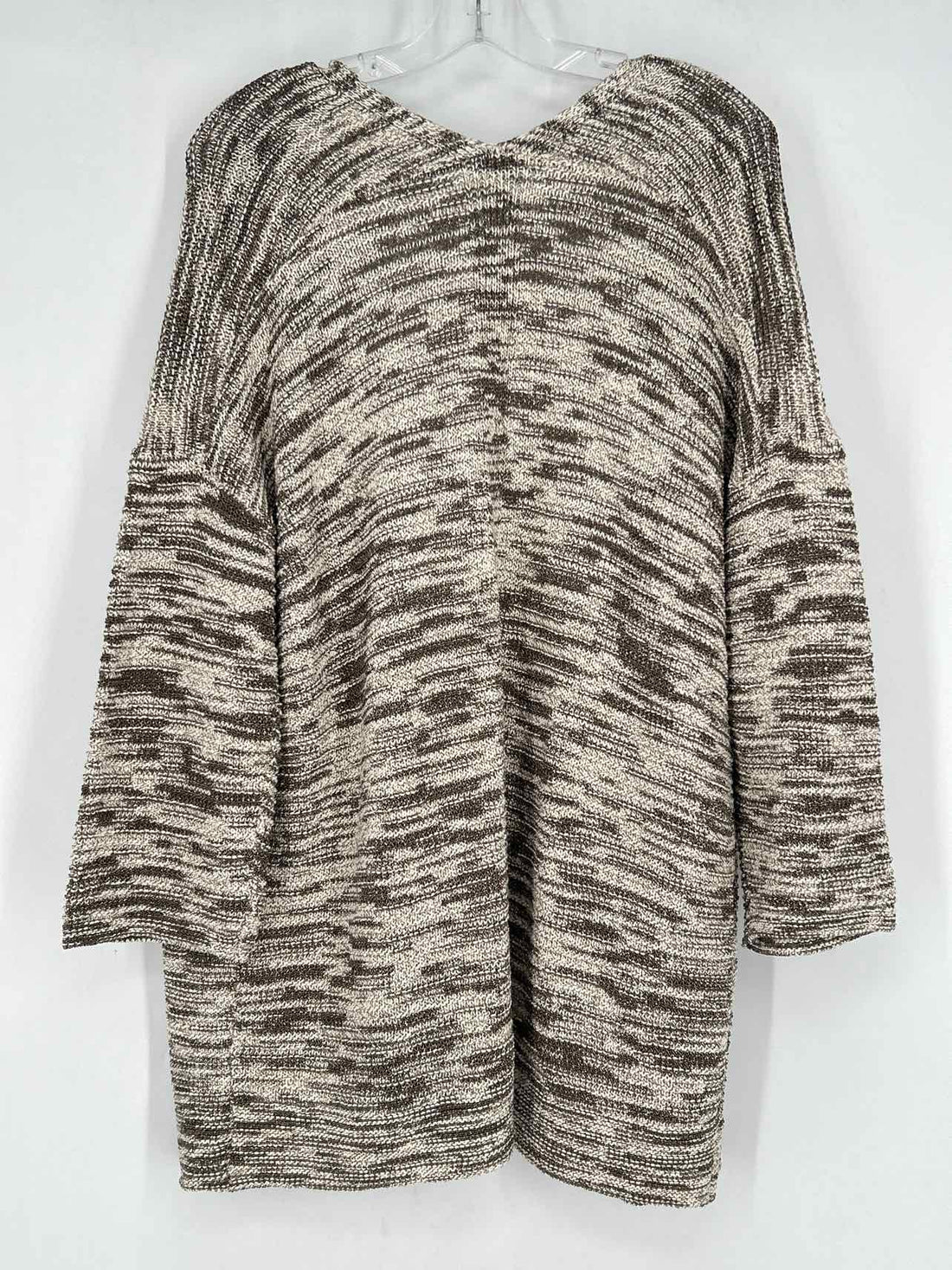 Pure Jill Size M Cream & Taupe Cardigan