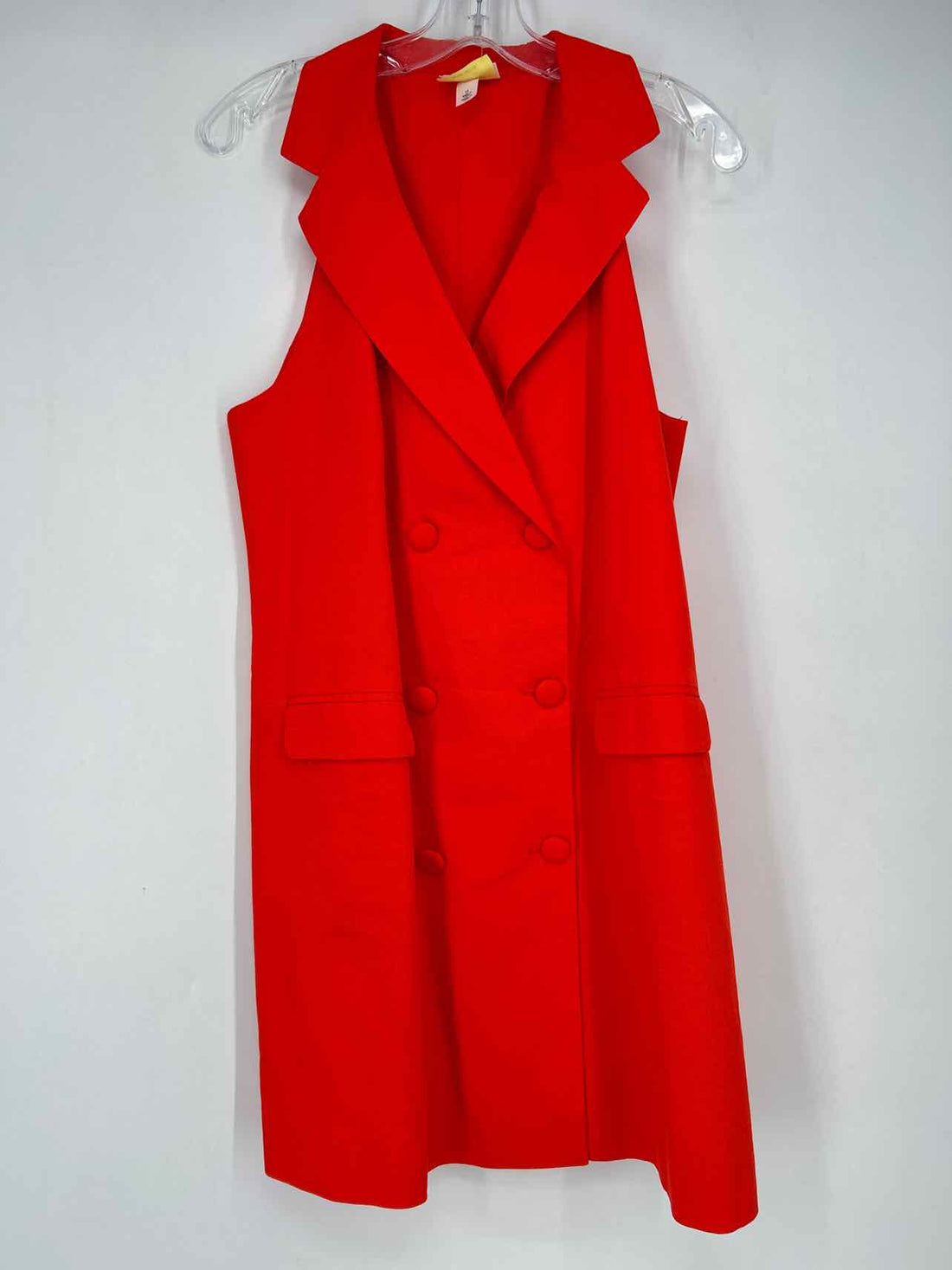 Future Collective Size 12 Orange Sleeveless Dress