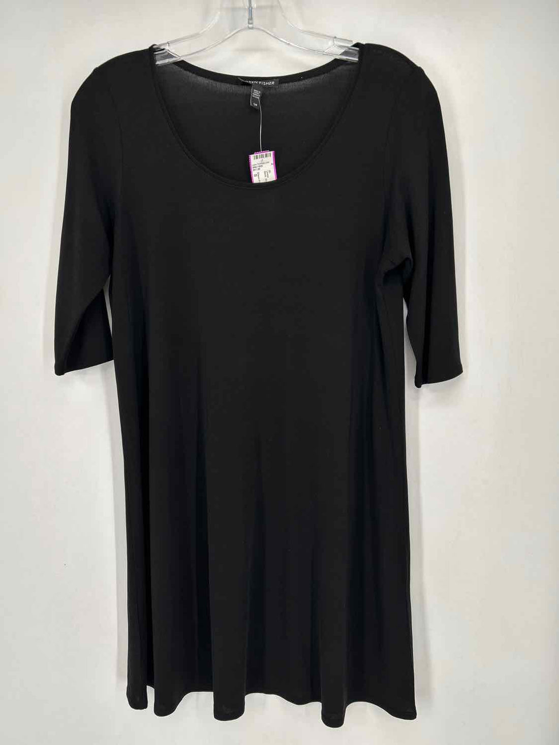 Eileen Fisher Size S Black Short Sleeve Dress