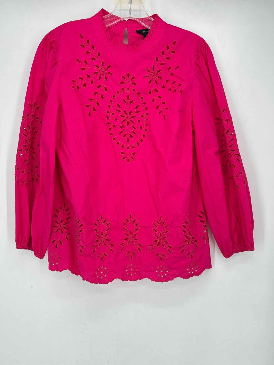 J Crew Size S Hot Pink Long Sleeve